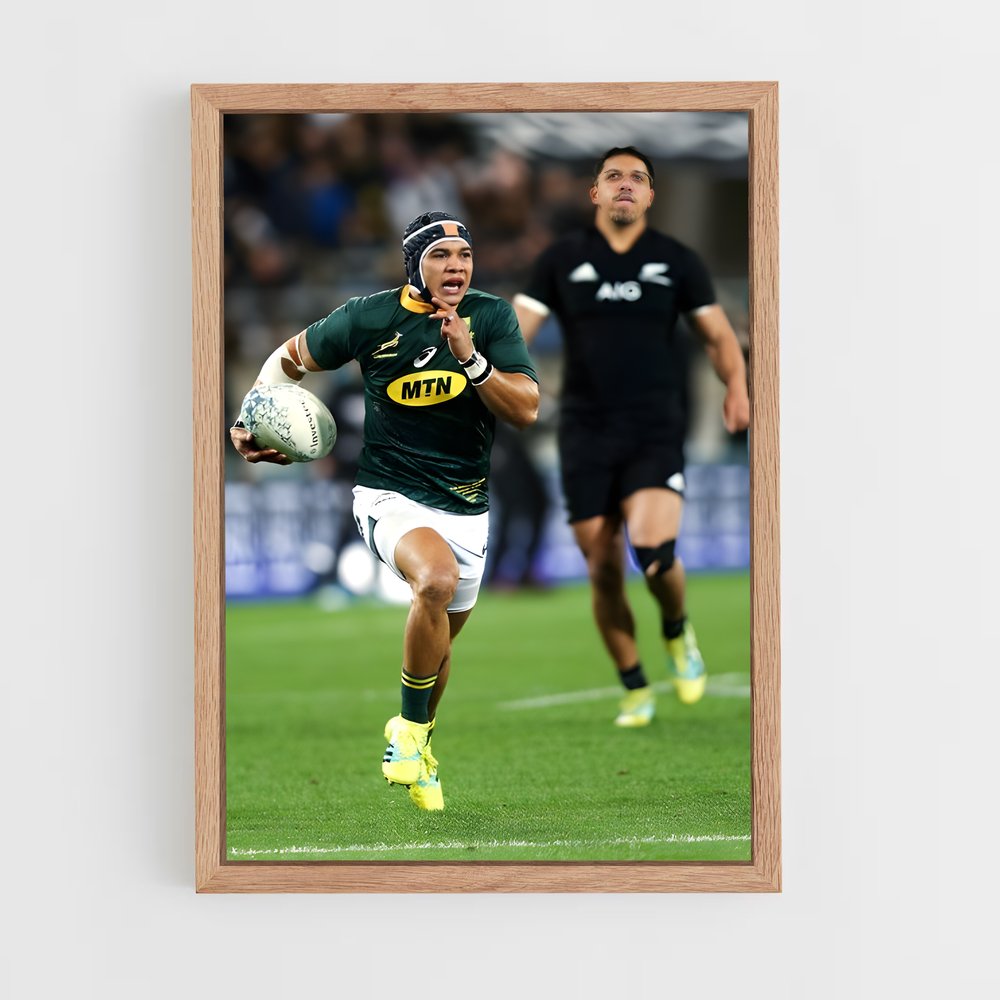 Poster Envolée de Cheslin – affiche Rugby (vue 4)